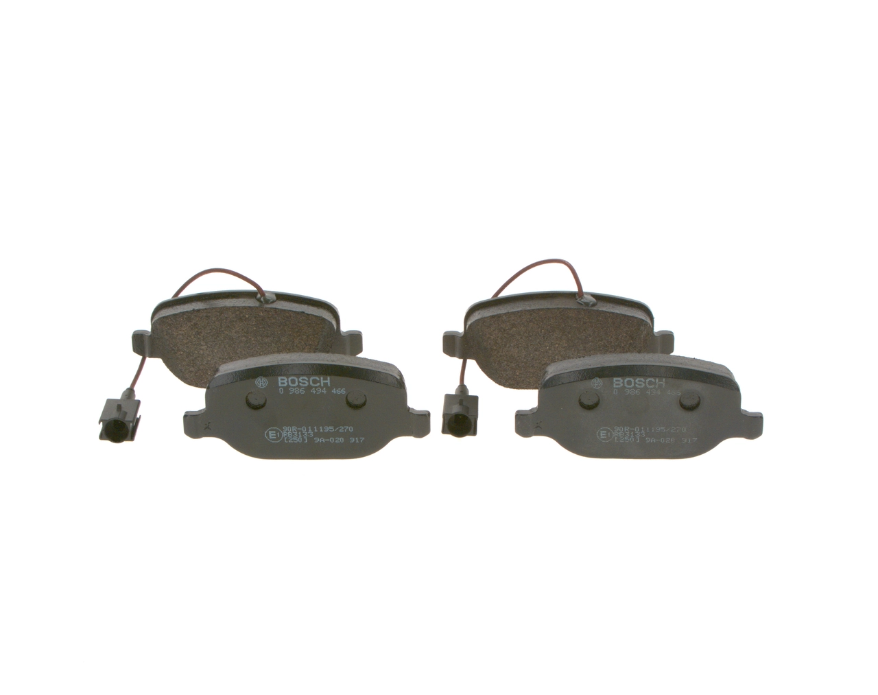 Brake Pad Set, disc brake 0 986 494 466