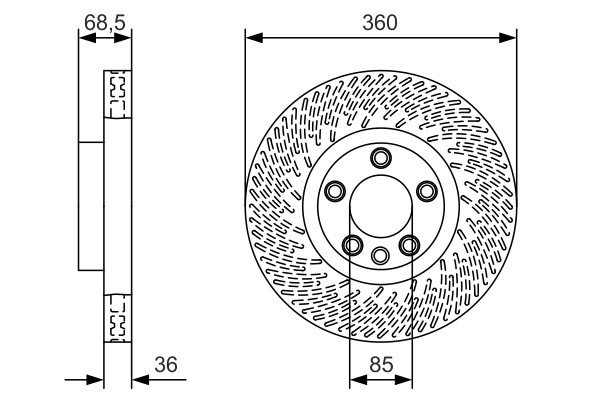 Brake Disc 0 986 479 B12