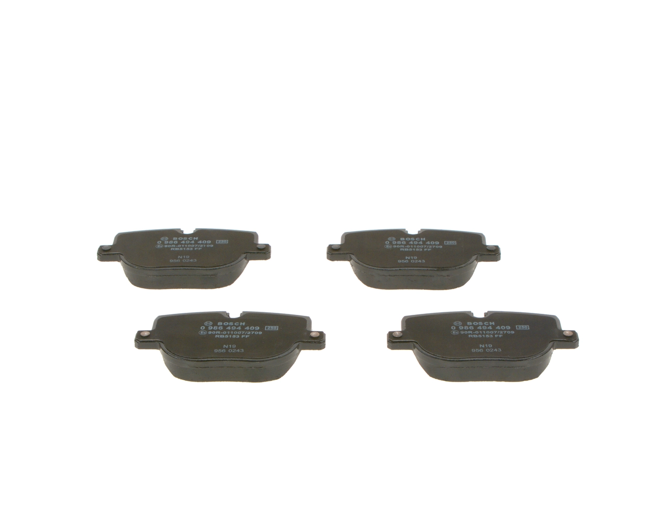 Brake Pad Set, disc brake 0 986 494 409