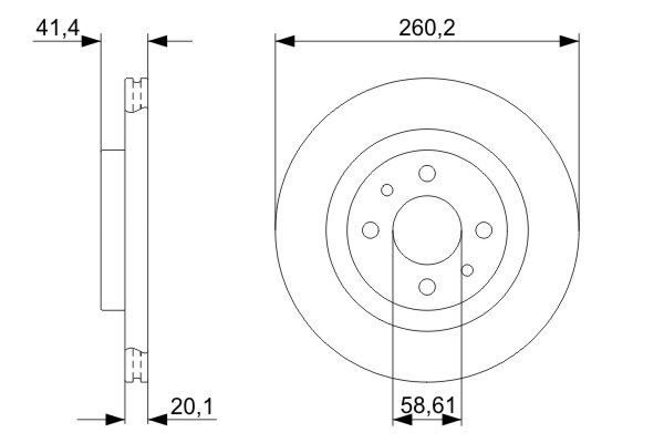 Brake Disc 0 986 479 346