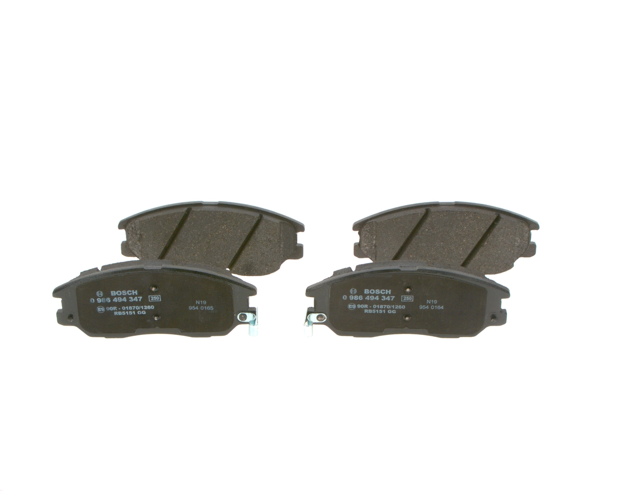 Brake Pad Set, disc brake 0 986 494 347