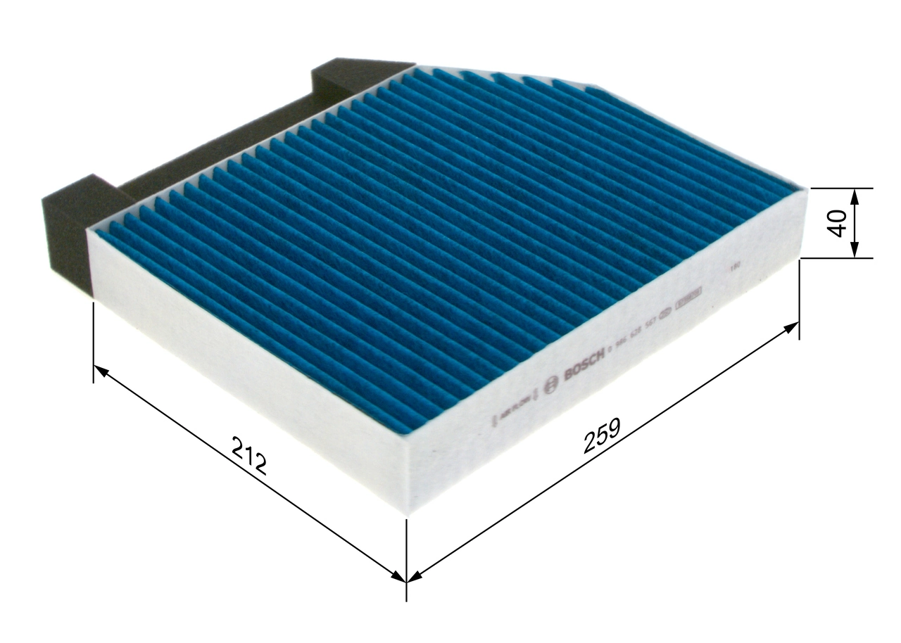 Filter, cabin air FILTER+pro 0 986 628 567