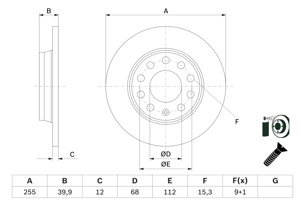 Brake Disc 0 986 478 987