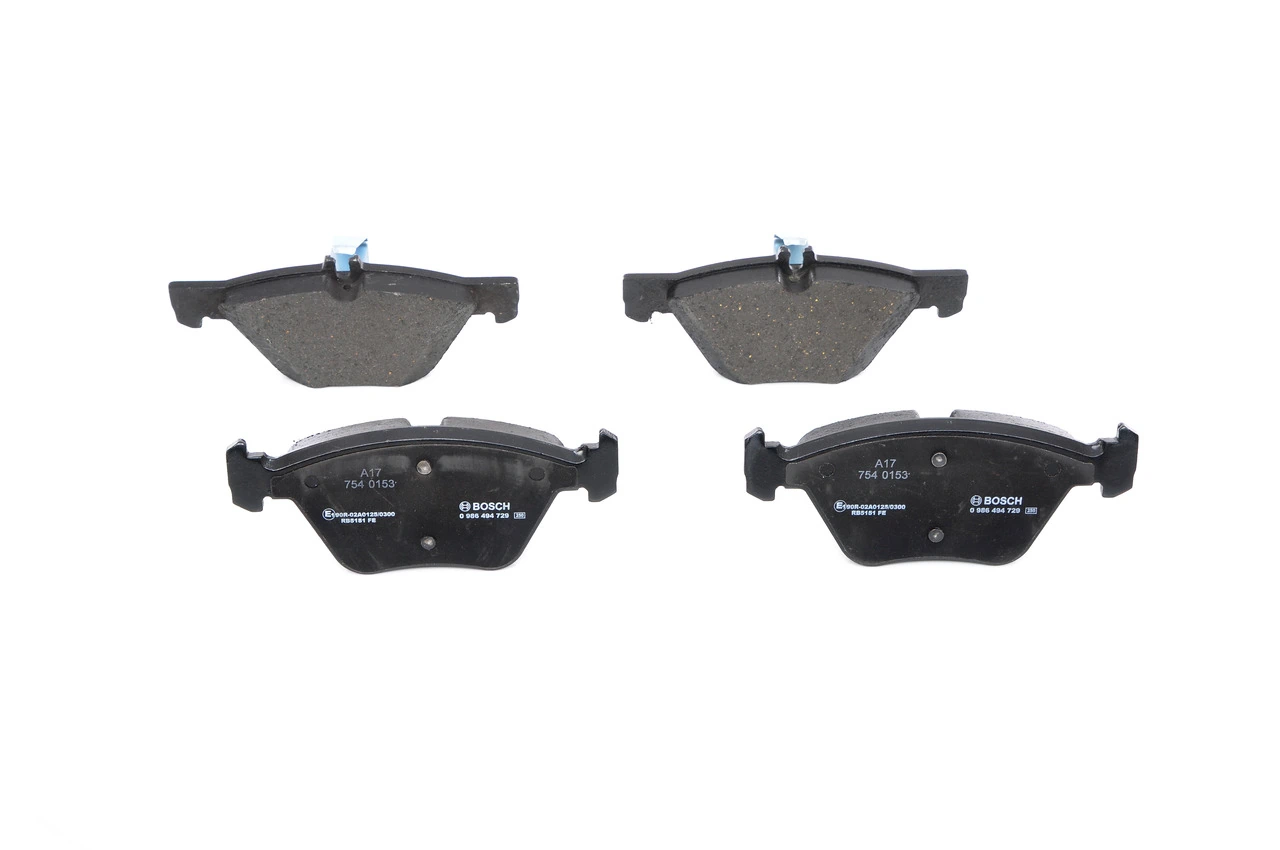 Brake Pad Set, disc brake 0 986 494 729