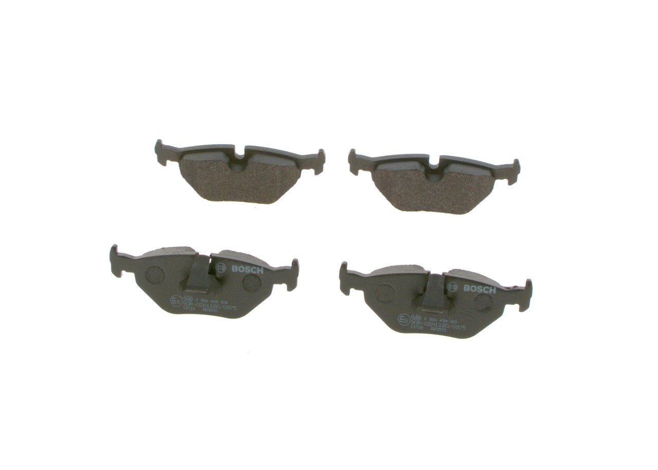 Set bantalan rem, rem cakram 0 986 494 009