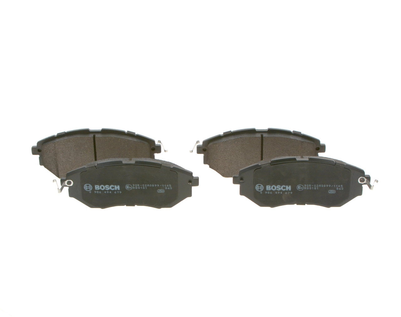 Brake Pad Set, disc brake 0 986 494 679