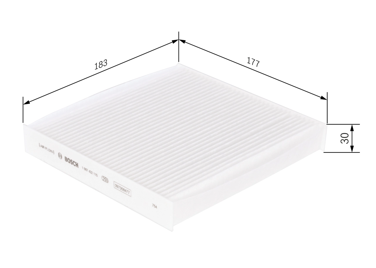 Filter, cabin air 1 987 432 115