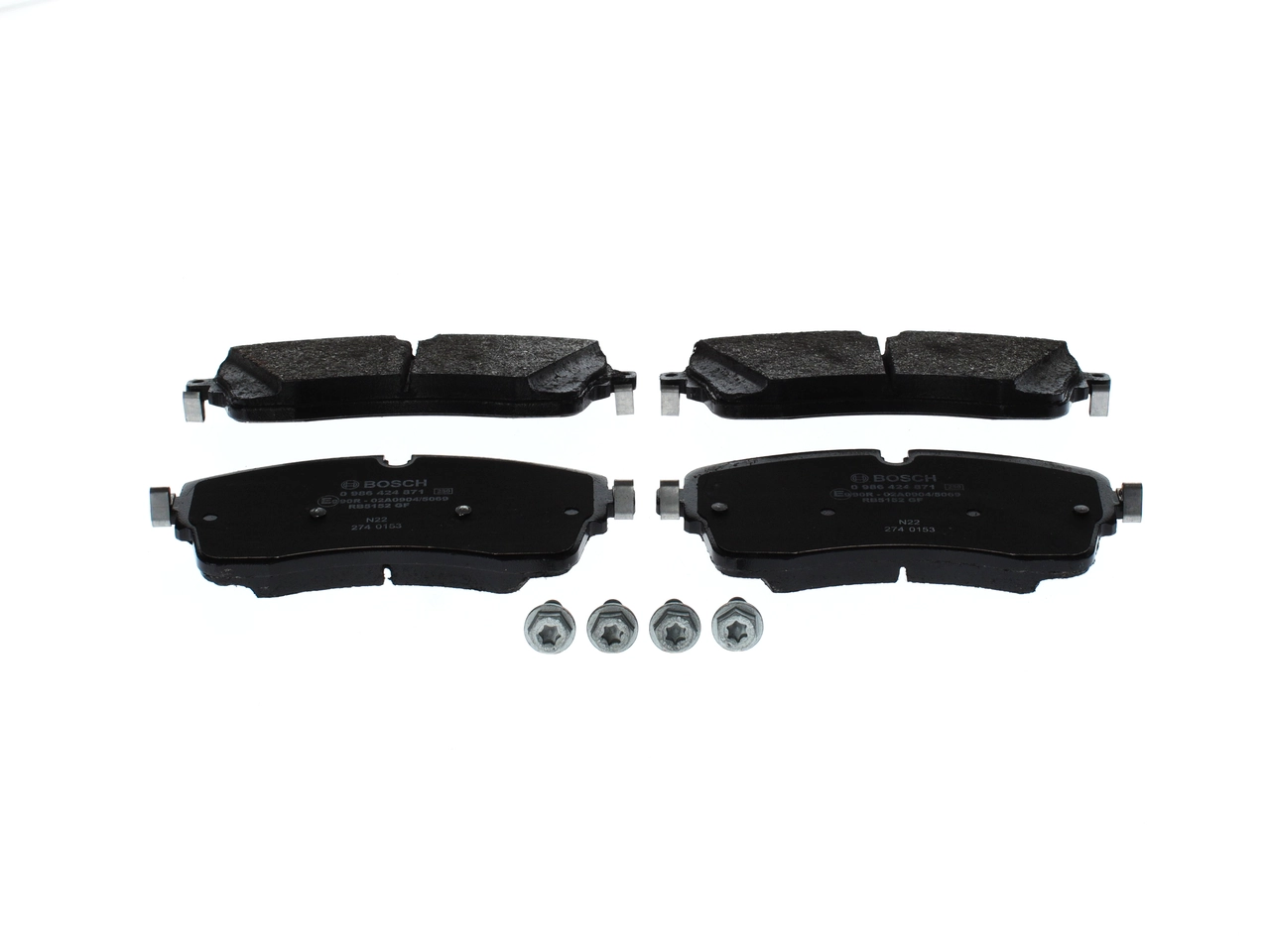 Brake Pad Set, disc brake 0 986 424 871
