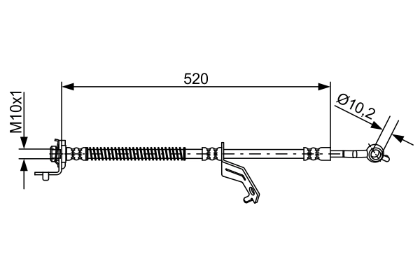 BOSCH 1 987 481 862 Brake Hose