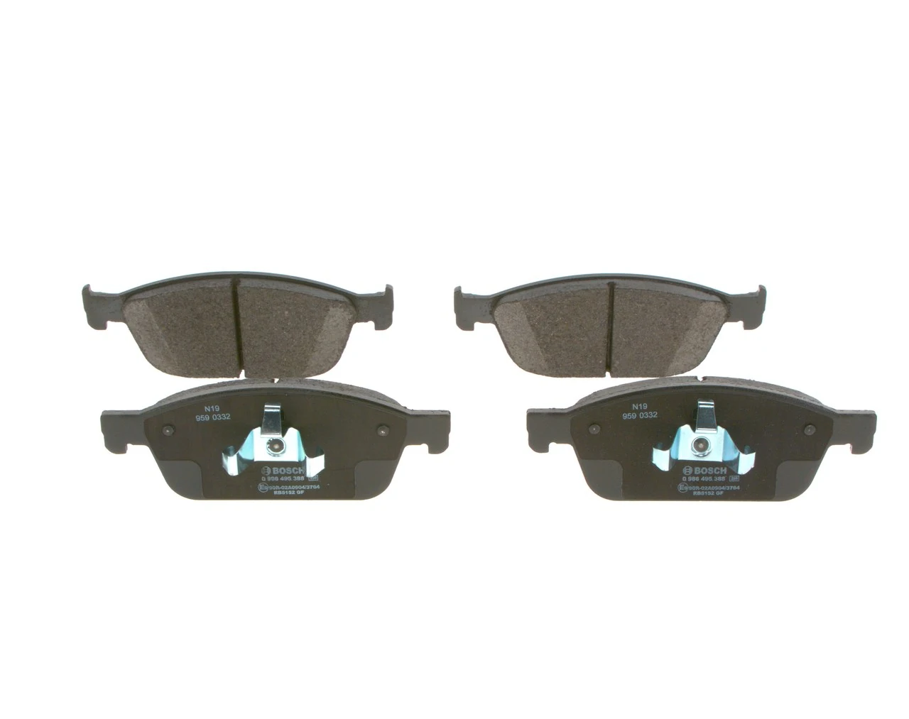 Brake Pad Set, disc brake 0 986 495 388