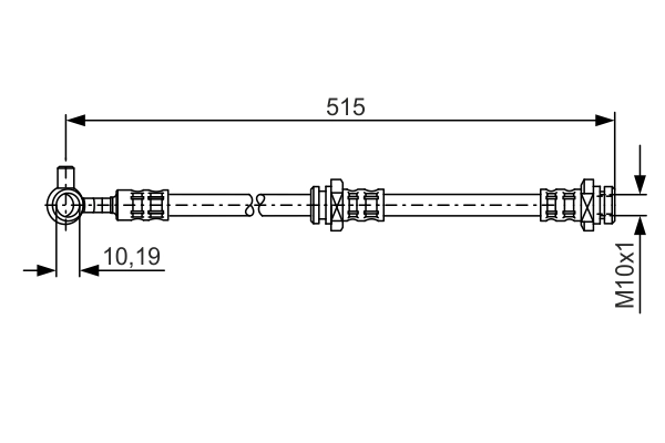 BOSCH 1 987 476 378 Brake Hose