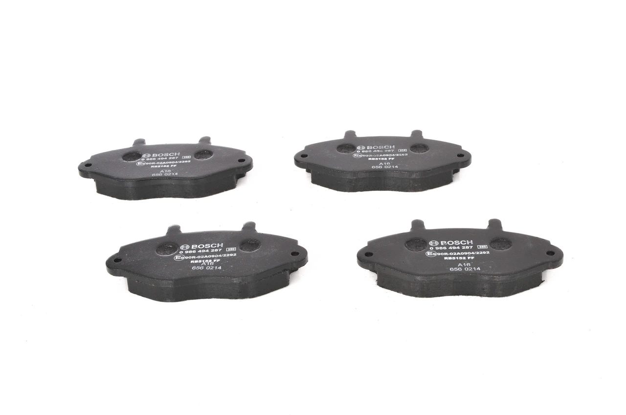 Brake Pad Set, disc brake 0 986 494 287