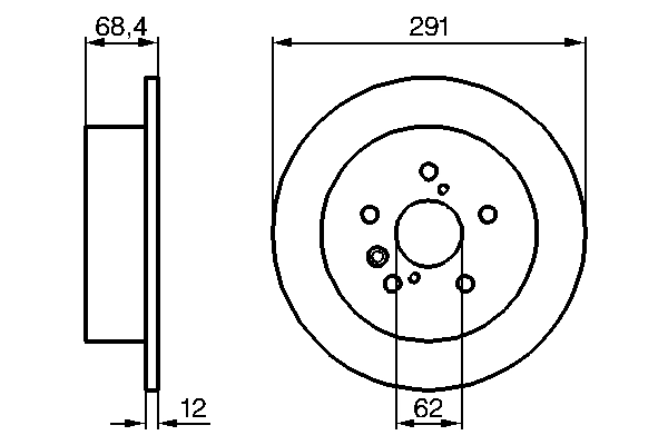 Brake Disc 0 986 479 200