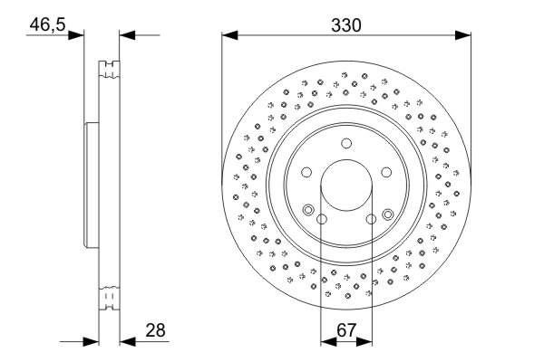 Brake Disc 0 986 479 C76