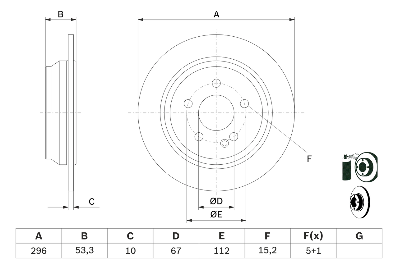 Brake Disc 0 986 479 138