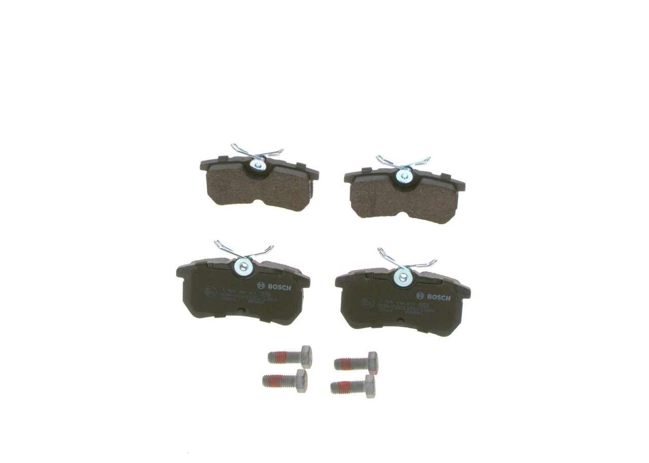 Brake Pad Set, disc brake 0 986 494 011