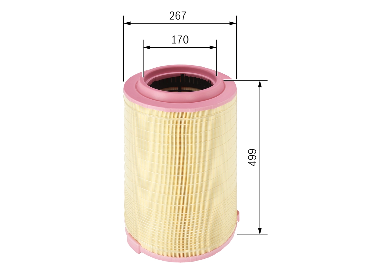 BOSCH F 026 400 641 Air Filter
