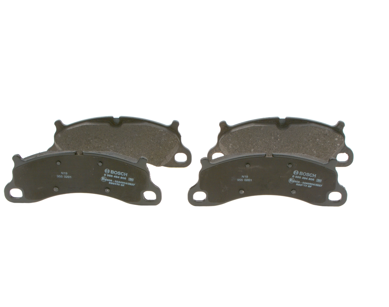 Brake Pad Set, disc brake 0 986 494 806