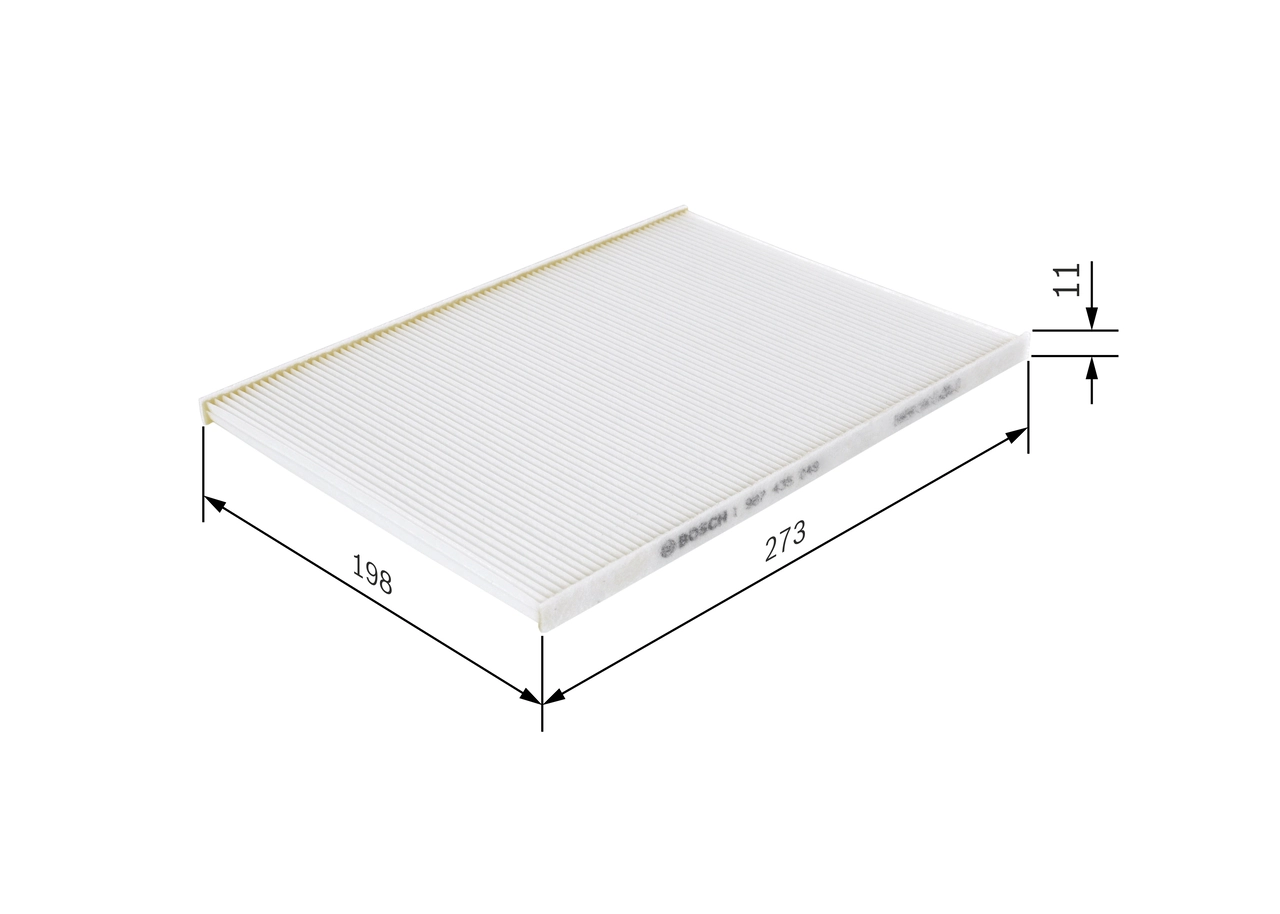 Filter, cabin air 1 987 435 049