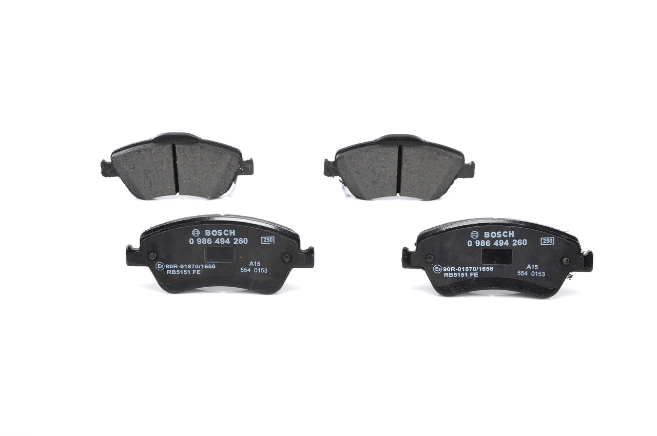 Brake Pad Set, disc brake 0 986 494 260