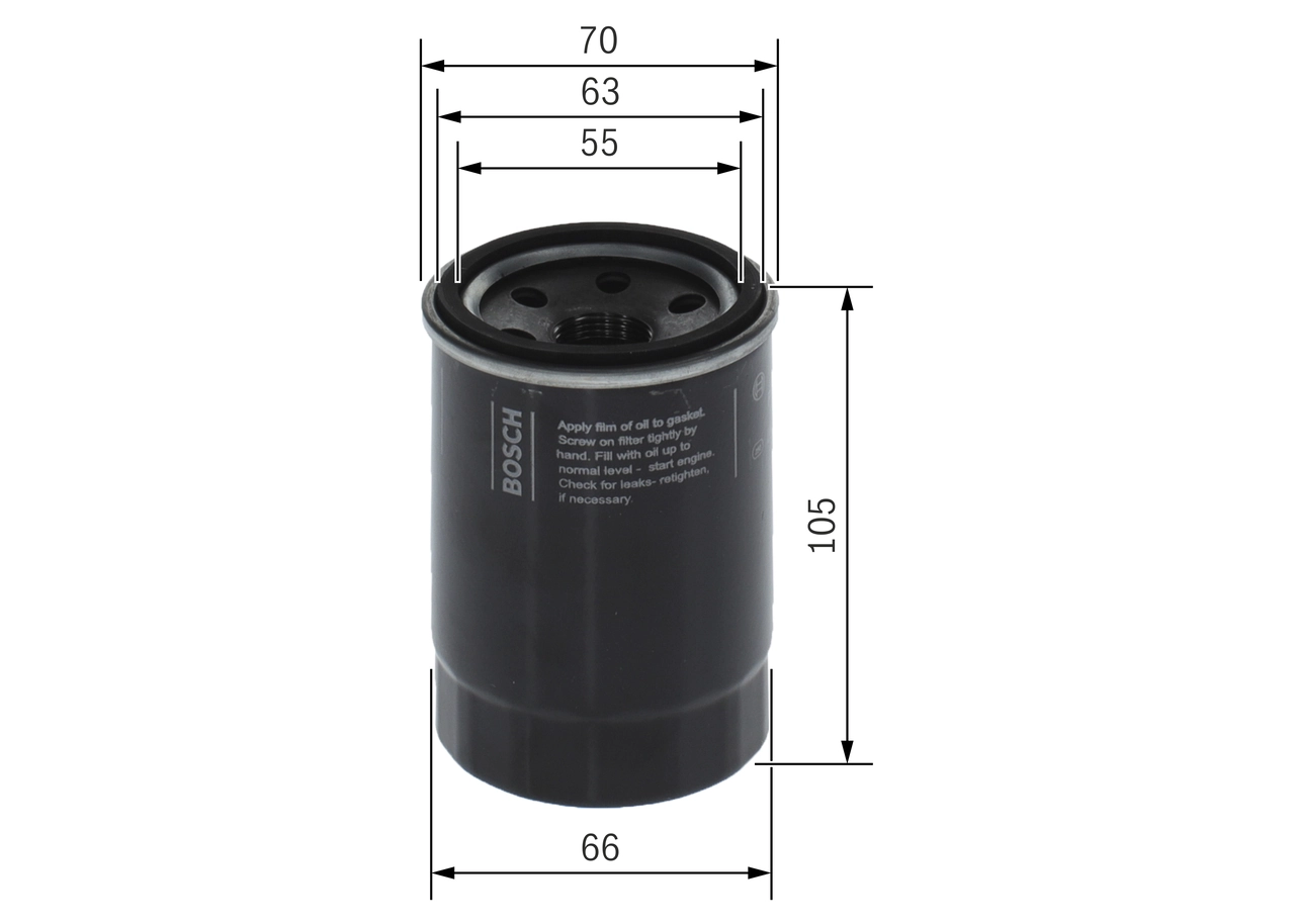 BOSCH F 026 407 340 Oil Filter
