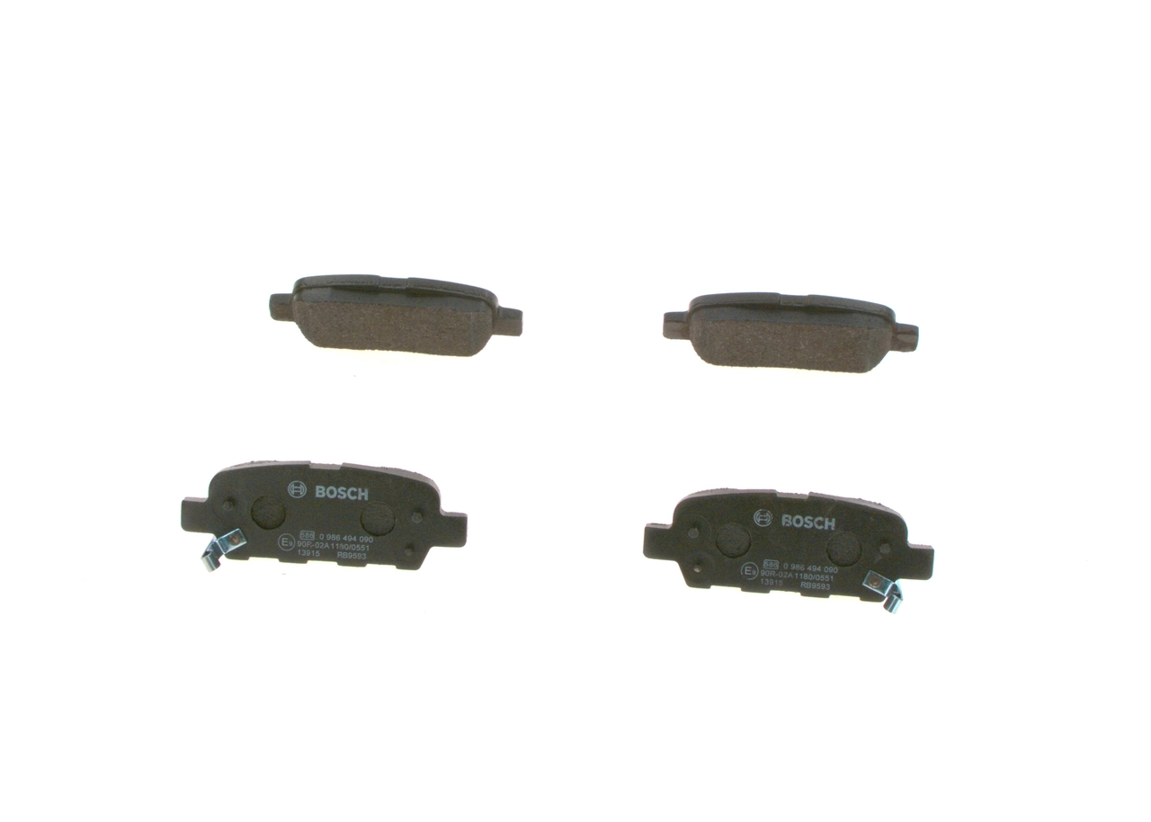 Brake Pad Set, disc brake 0 986 494 090
