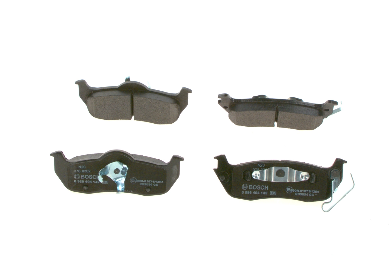 Brake Pad Set, disc brake 0 986 494 142