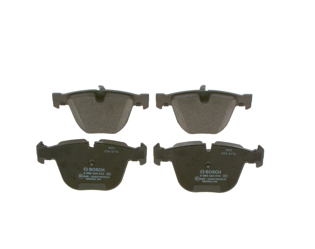 Brake Pad Set, disc brake 0 986 424 612