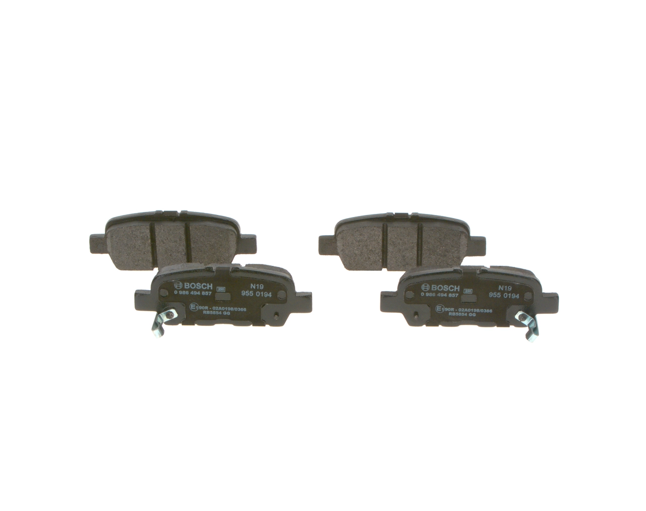 Brake Pad Set, disc brake 0 986 494 857