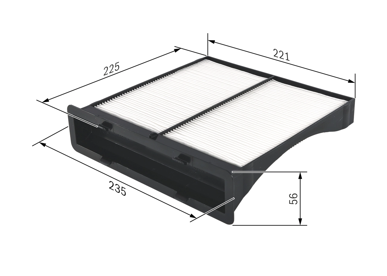 Filter, cabin air 1 987 432 262