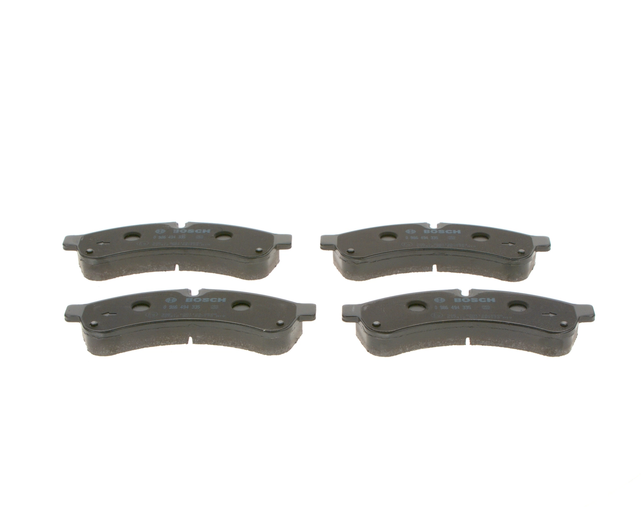 Brake Pad Set, disc brake 0 986 494 335