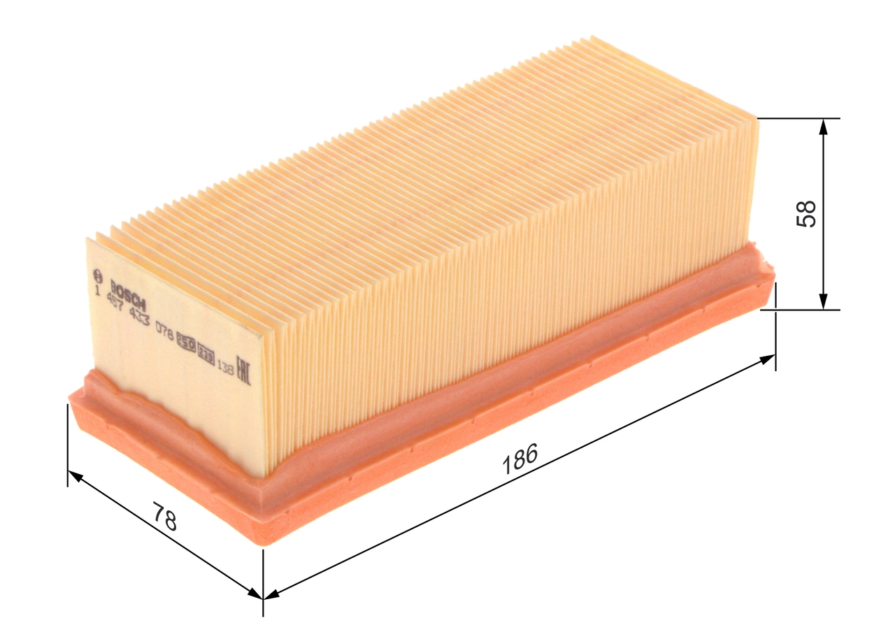 Luftfilter 1 457 433 078