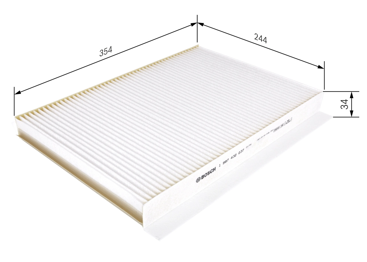 Filter, cabin air 1 987 432 037