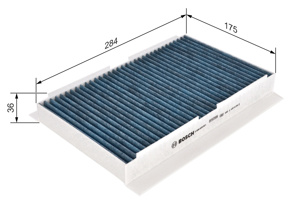 BOSCH 0 986 628 501 Filter, cabin air