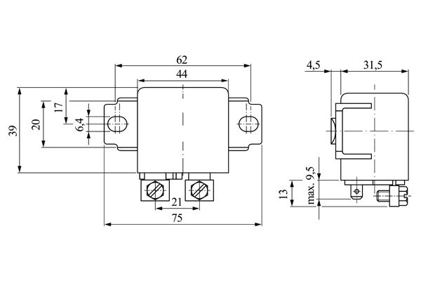 BOSCH 0 332 002 156 Battery Relay