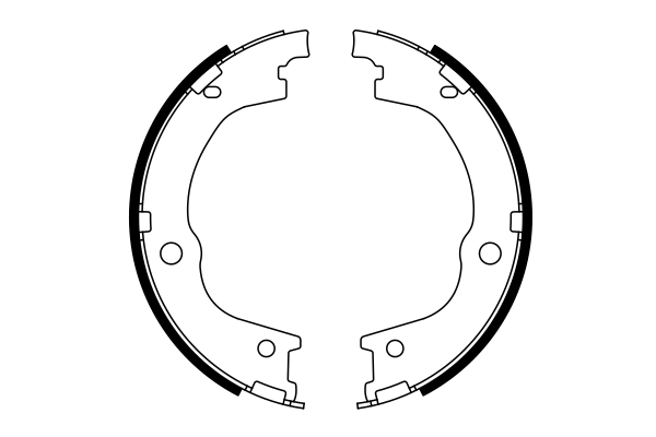 Brake Shoe Set, parking brake 0 986 487 780