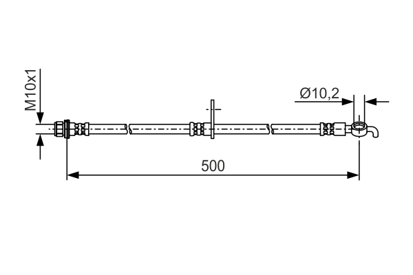 Brake Hose 1 987 481 A37