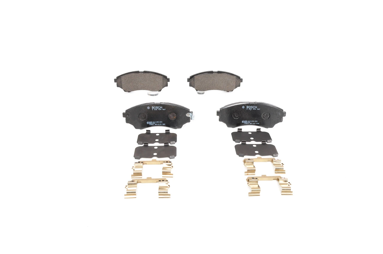 Brake Pad Set, disc brake 0 986 494 587