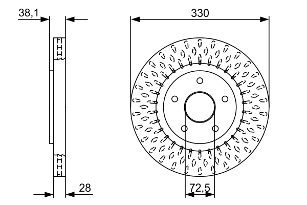 Brake Disc 0 986 479 V85