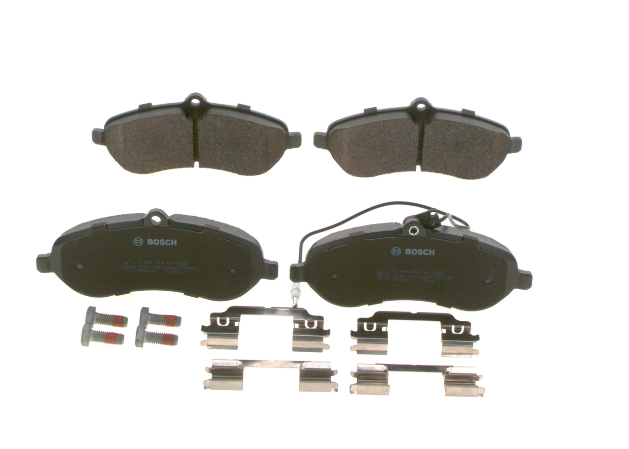 Brake Pad Set, disc brake 0 986 494 163