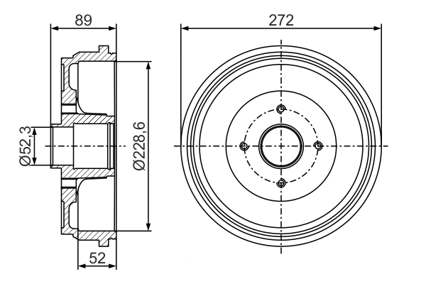 Brake Drum 0 986 477 287
