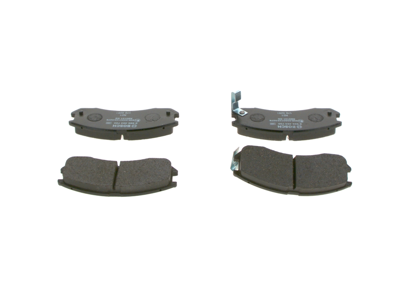 Brake Pad Set, disc brake 0 986 493 790
