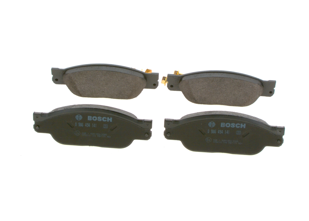 Brake Pad Set, disc brake 0 986 494 141