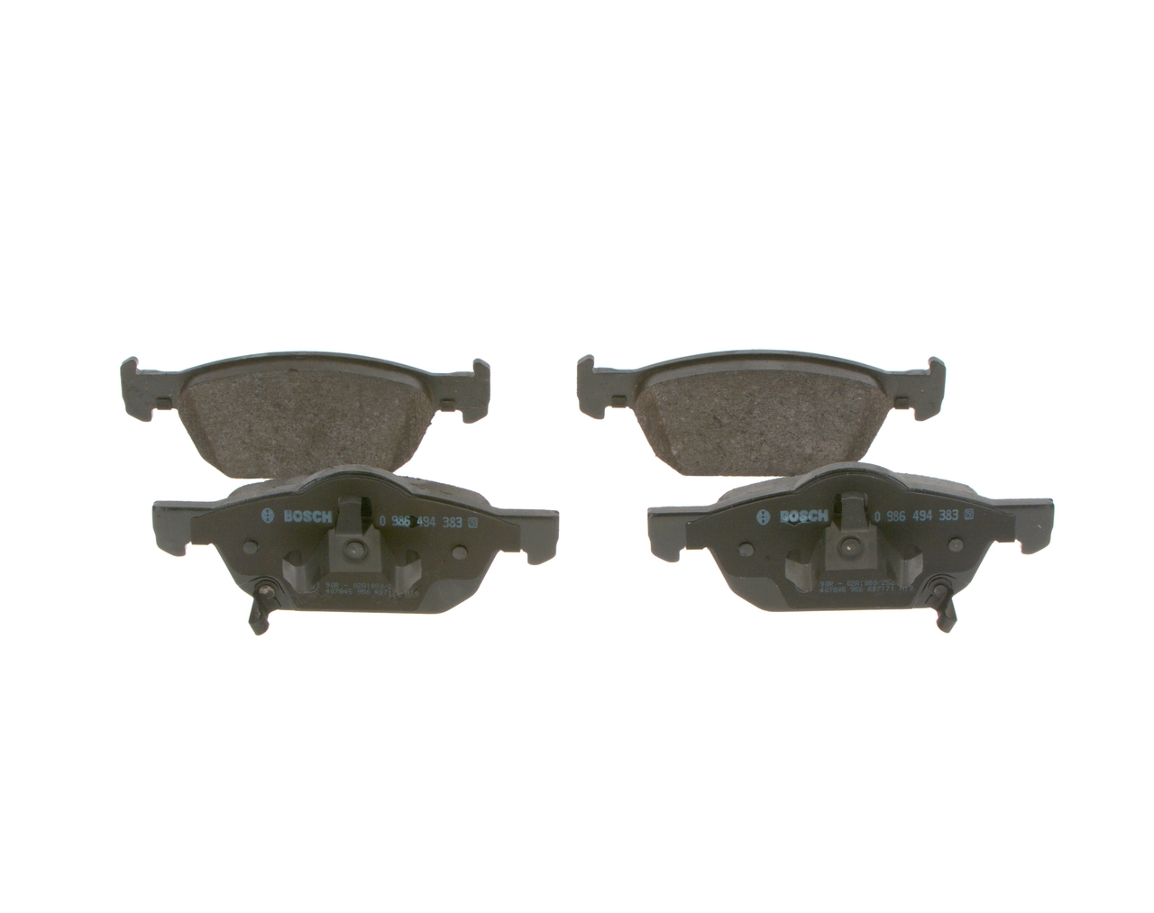 Brake Pad Set, disc brake 0 986 494 383