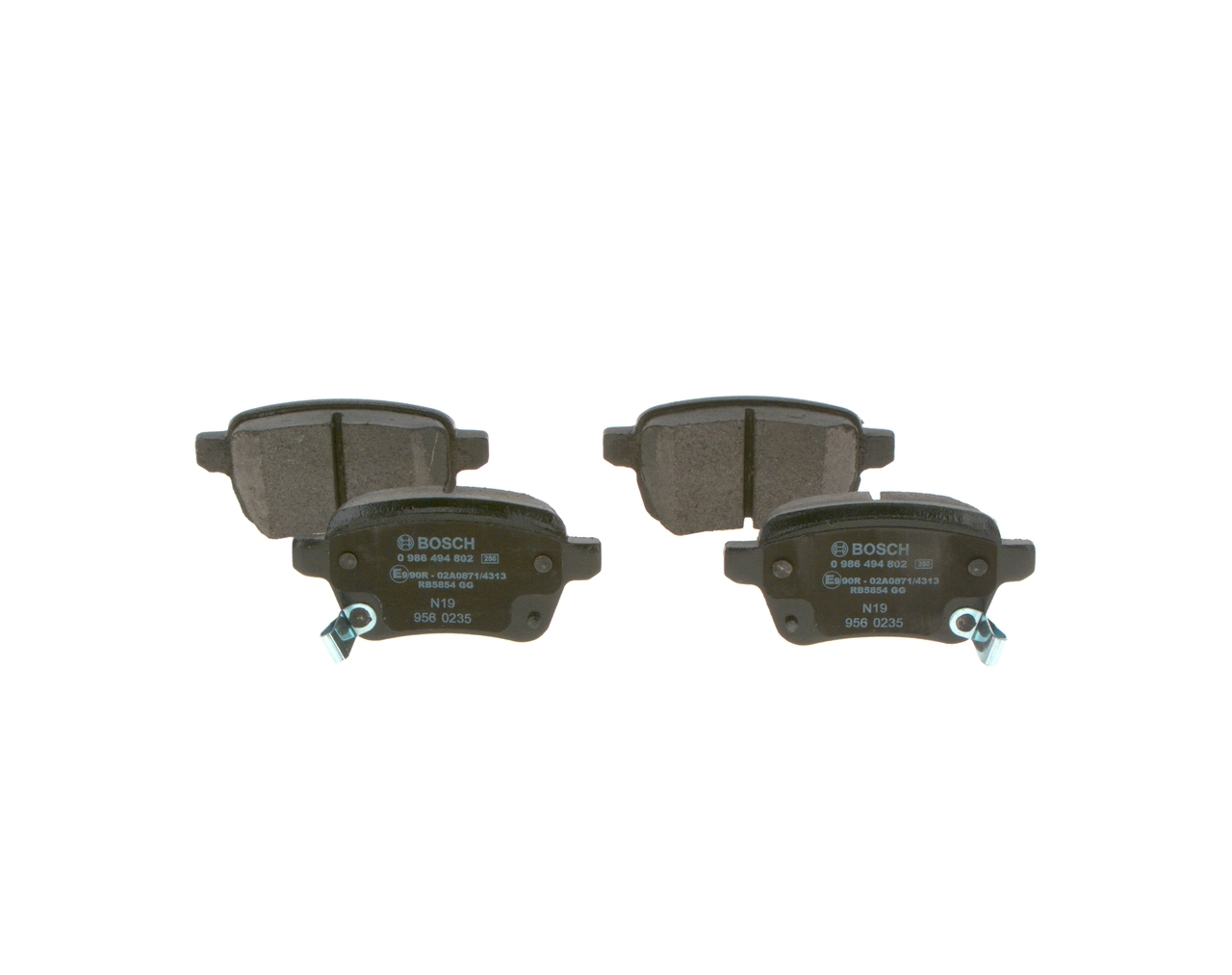 Brake Pad Set, disc brake 0 986 494 802