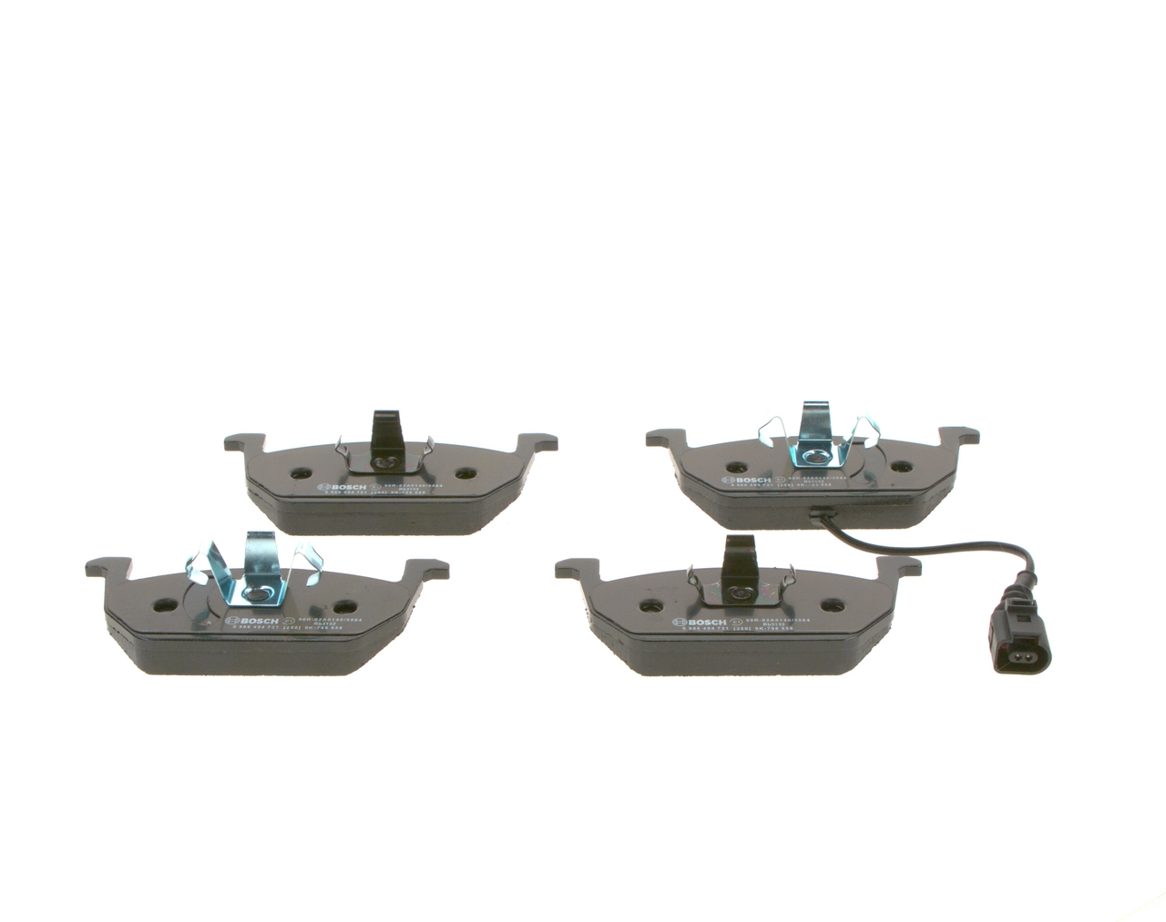 BOSCH 0 986 494 721 Brake Pad Set, disc brake