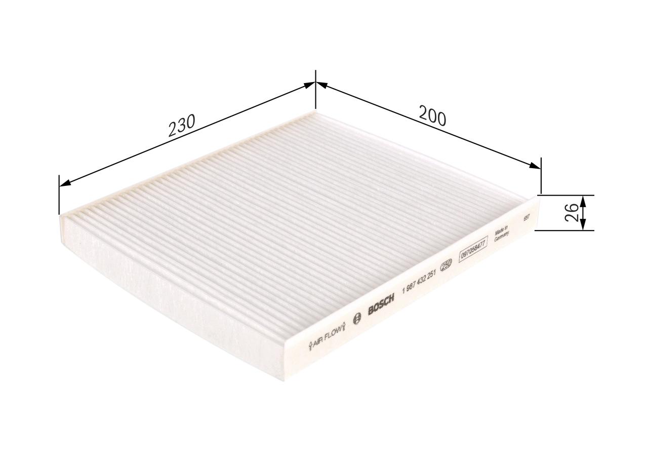 Filter, cabin air 1 987 432 251