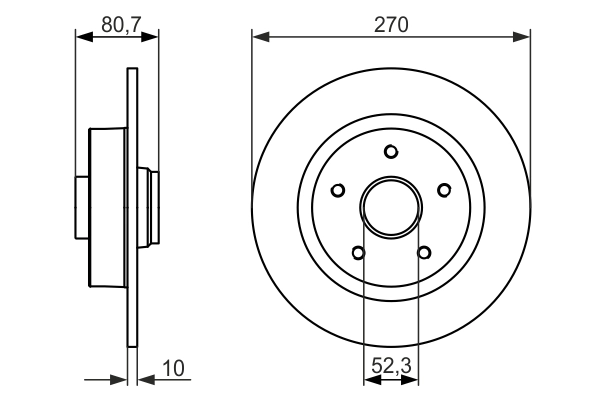 Brake Disc 0 986 479 607