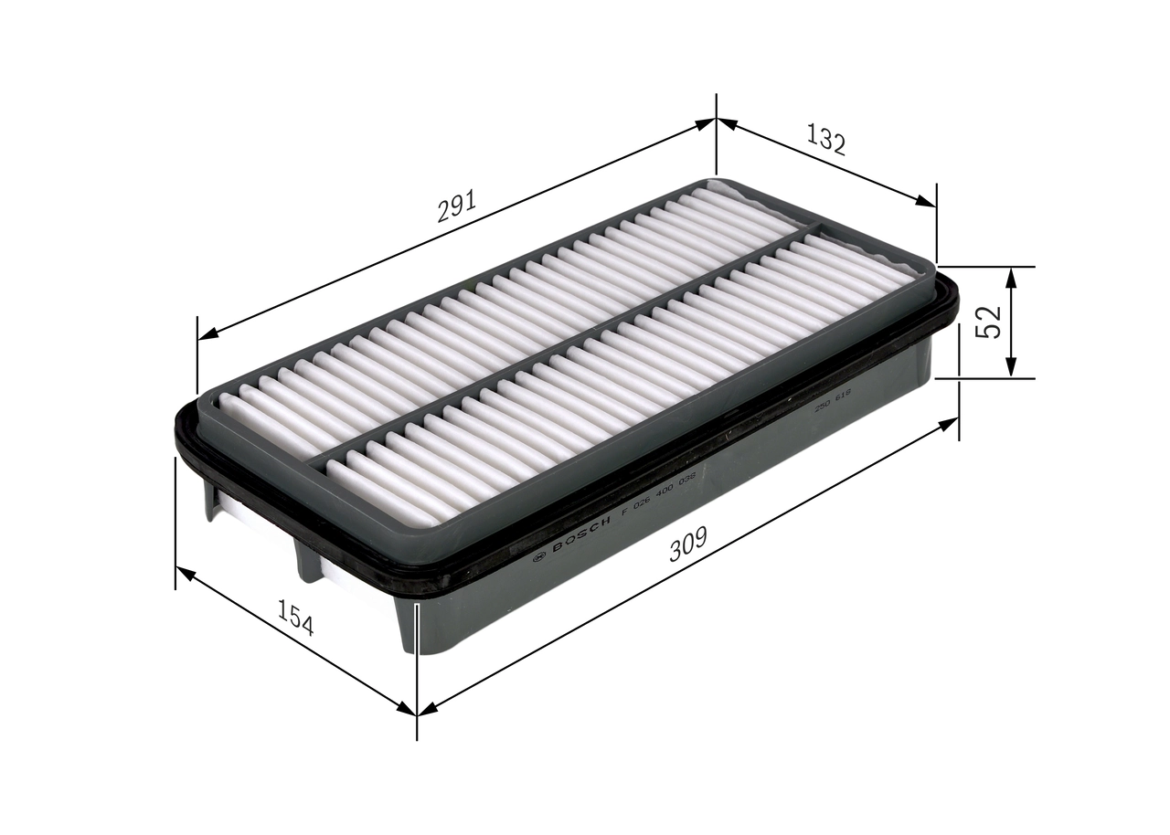 BOSCH F 026 400 038 Air Filter