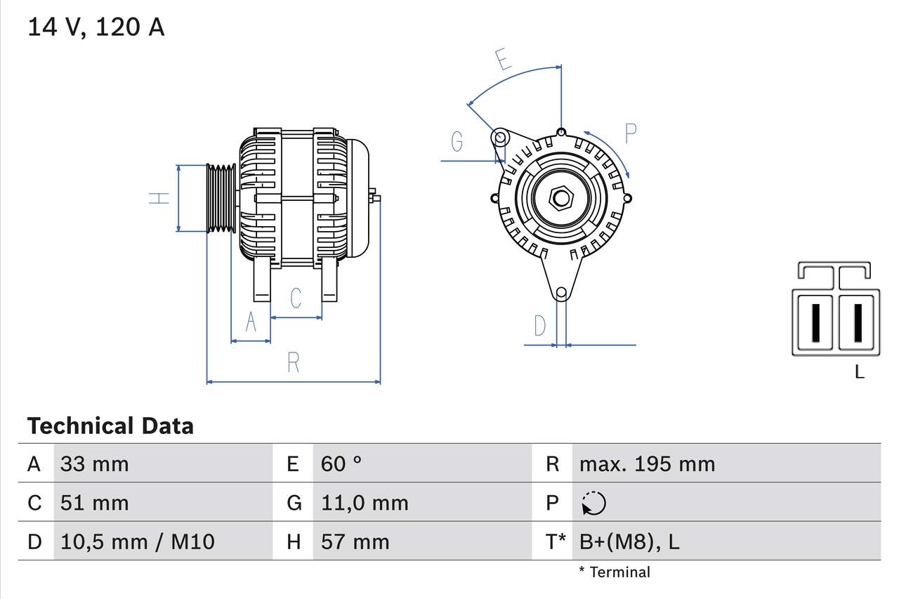 Generator 0 986 081 060